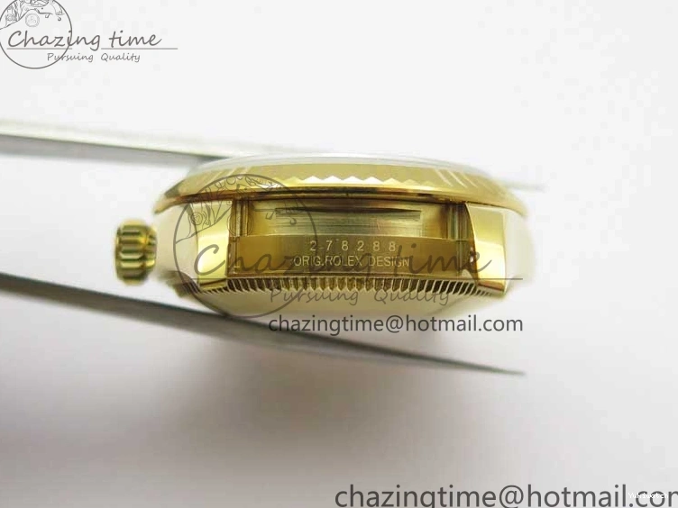 Best 31mm Malachite Bracelet EWF on Dial YG Daydate YG Edition 278288 Green ETA2688 President 0416